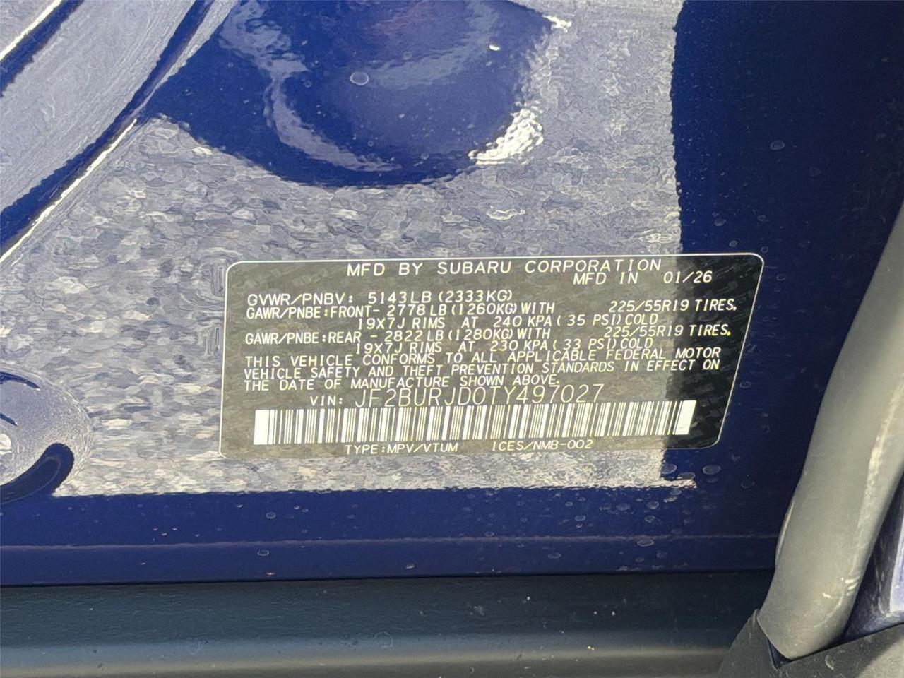 2026 Subaru Outback Touring XT Hagerstown MD