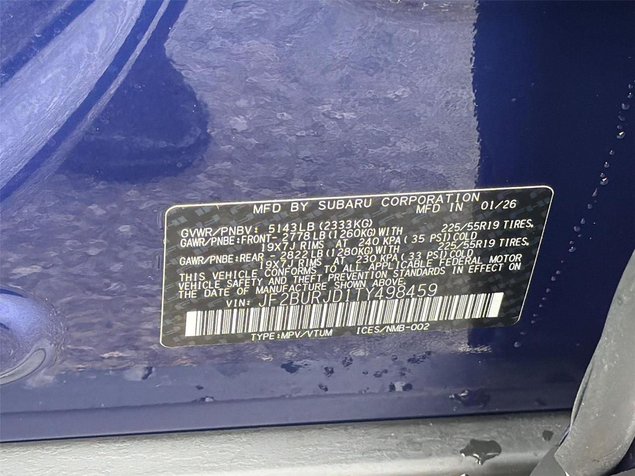 2026 Subaru Outback Touring XT Hagerstown MD