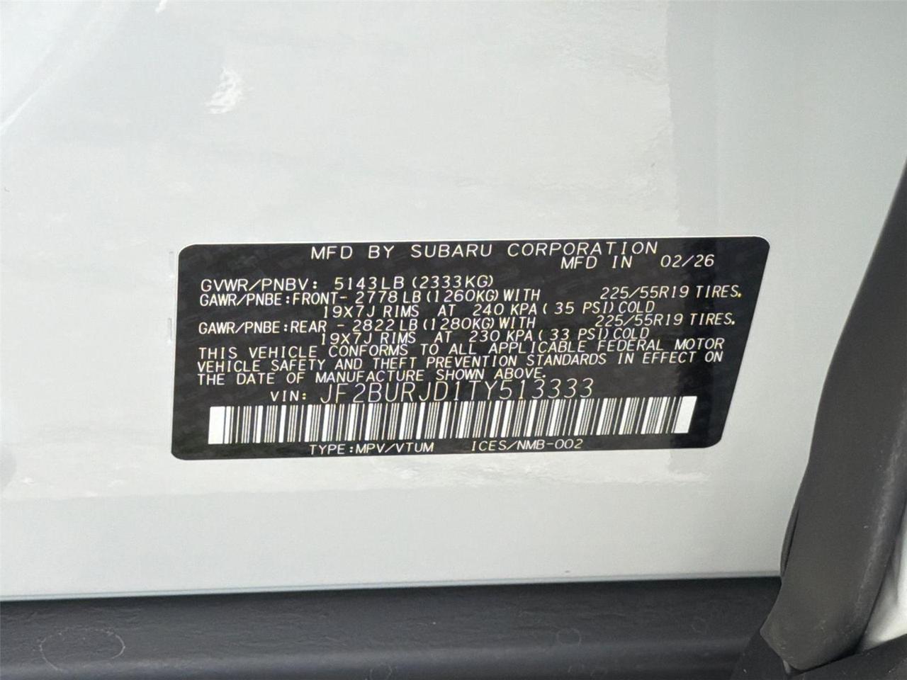 2026 Subaru Outback Touring XT Hagerstown MD