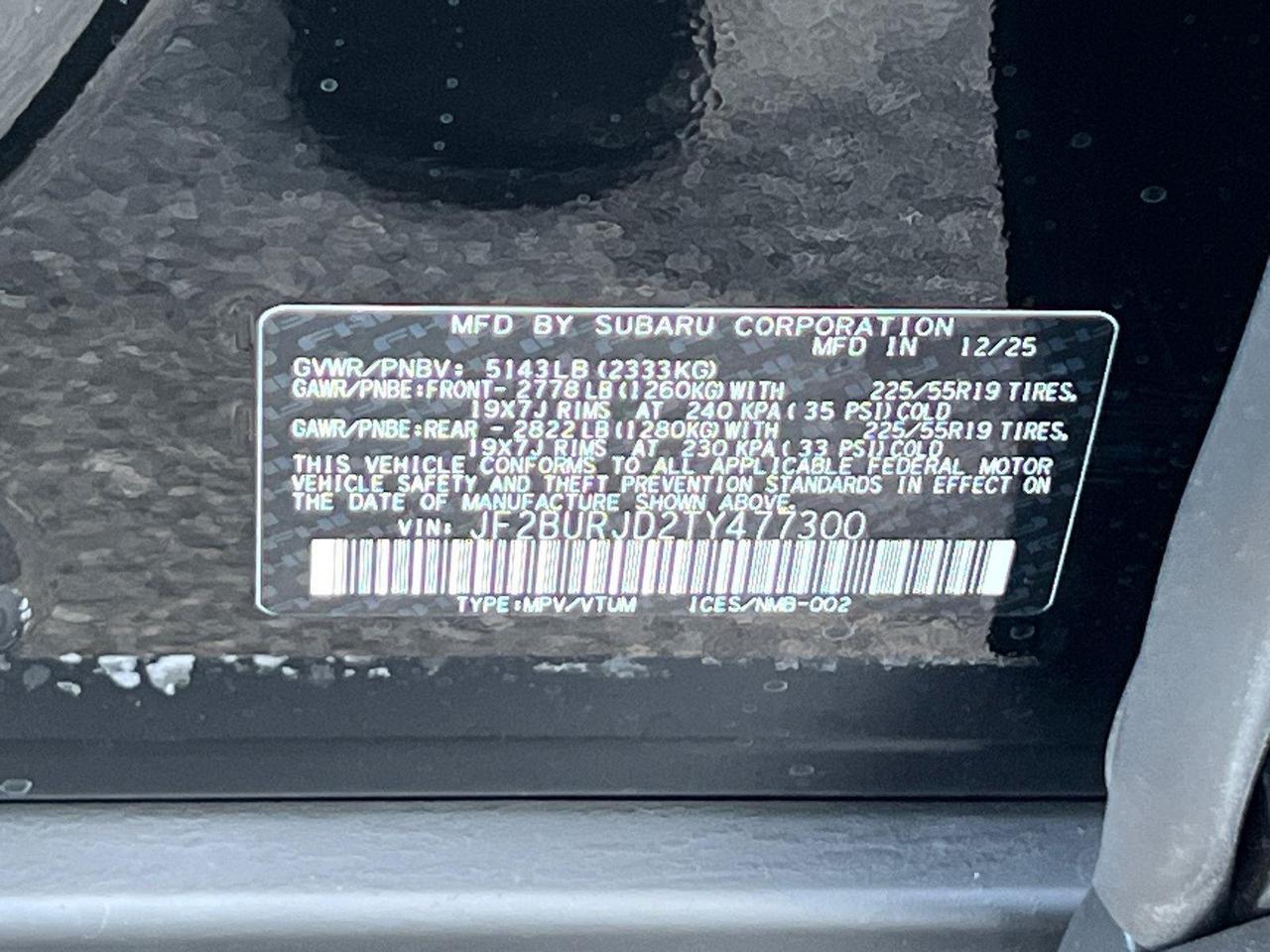 2026 Subaru Outback Touring XT Hagerstown MD