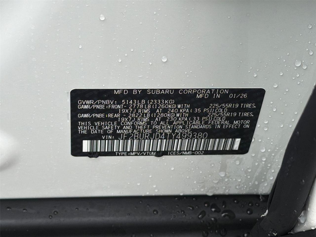 2026 Subaru Outback Touring XT Hagerstown MD