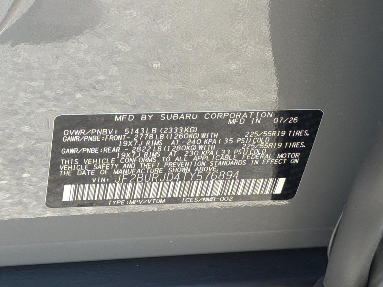 2026 Subaru Outback Touring XT Hagerstown MD