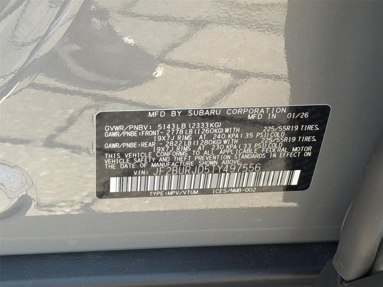 2026 Subaru Outback Touring XT Hagerstown MD