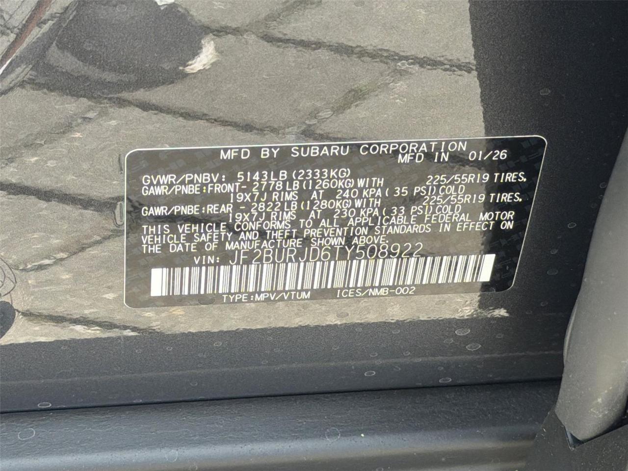 2026 Subaru Outback Touring XT Hagerstown MD