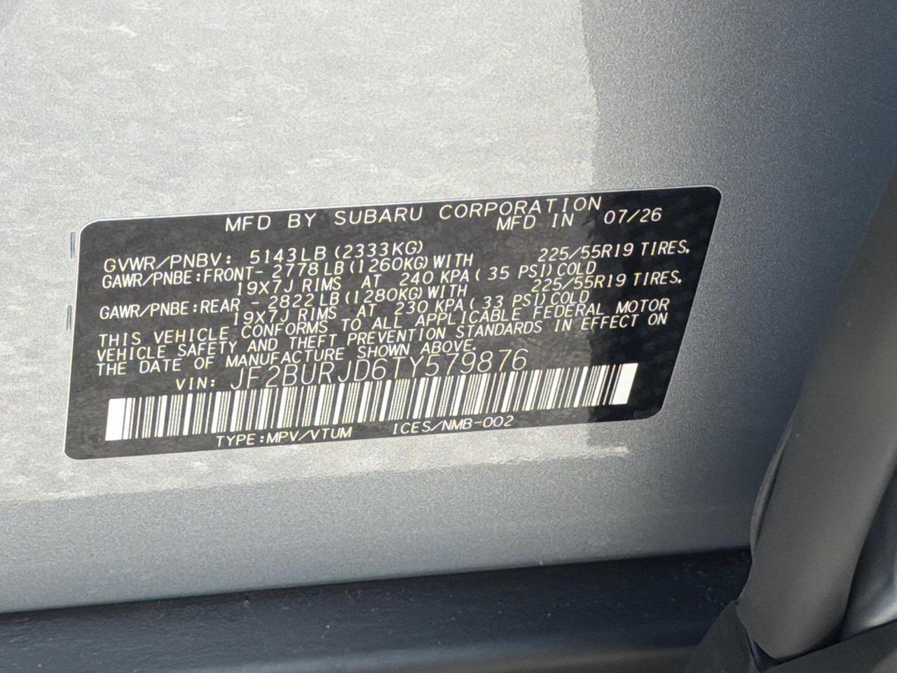 2026 Subaru Outback Touring XT Hagerstown MD