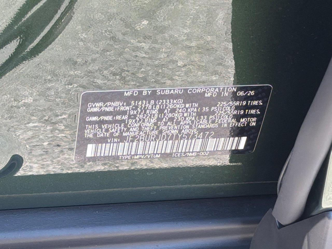 2026 Subaru Outback Touring XT Hagerstown MD