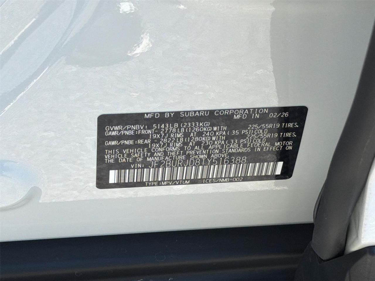 2026 Subaru Outback Touring XT Hagerstown MD