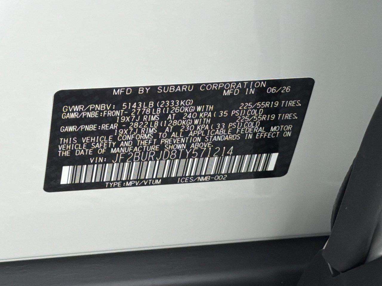2026 Subaru Outback Touring XT Hagerstown MD