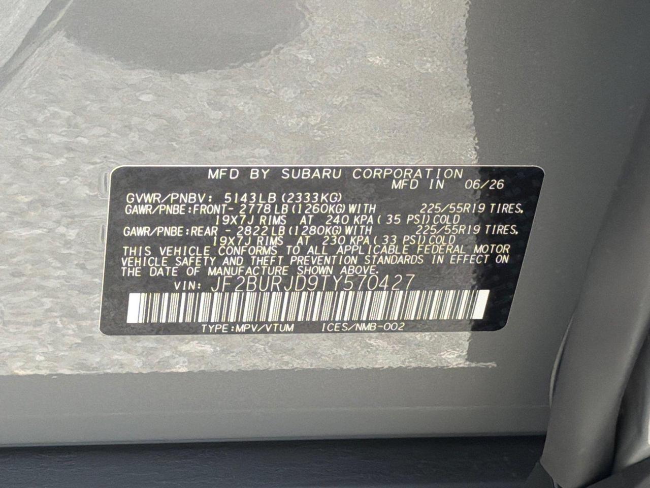 2026 Subaru Outback Touring XT Hagerstown MD