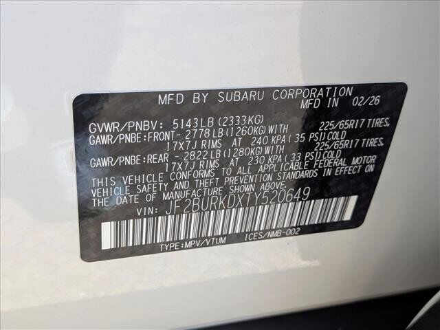 2026 Subaru Outback Wilderness Roseville CA