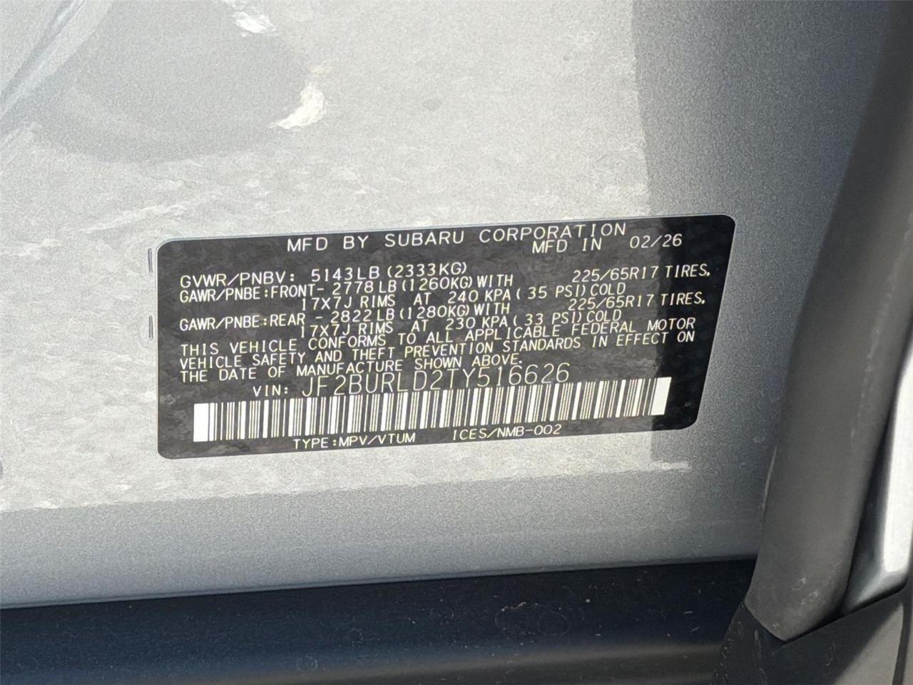 2026 Subaru Outback Wilderness Hagerstown MD