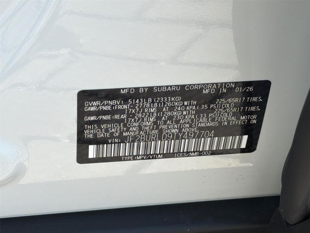 2026 Subaru Outback Wilderness Hagerstown MD