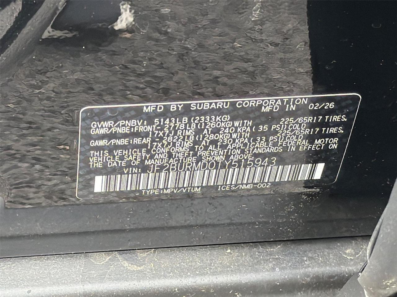 2026 Subaru Outback Wilderness Hagerstown MD