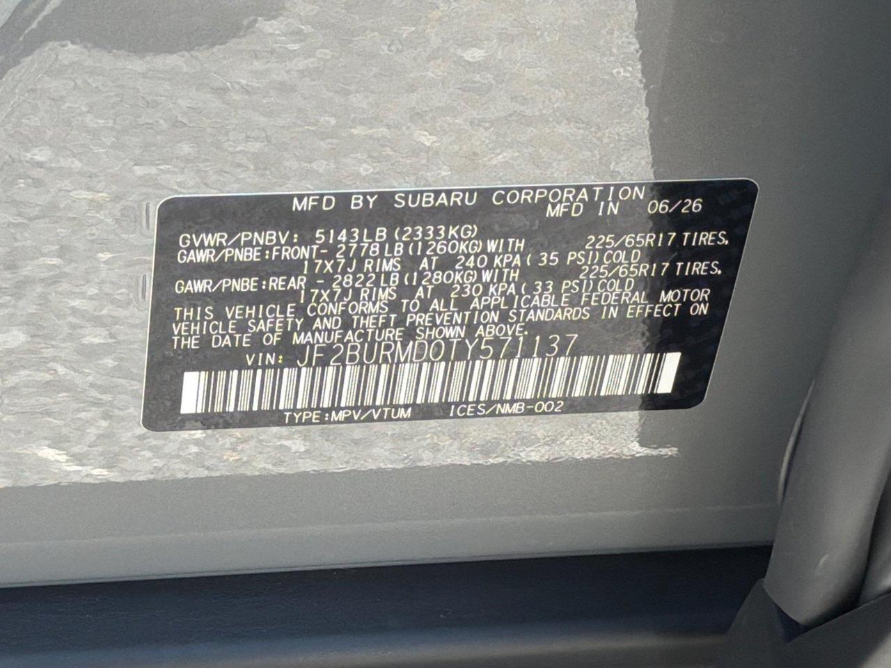 2026 Subaru Outback Wilderness Hagerstown MD