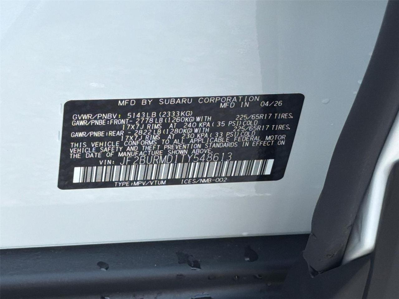 2026 Subaru Outback Wilderness Hagerstown MD