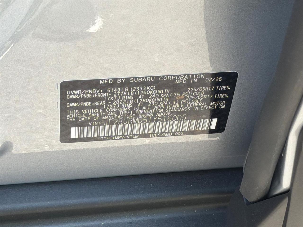 2026 Subaru Outback Wilderness Hagerstown MD