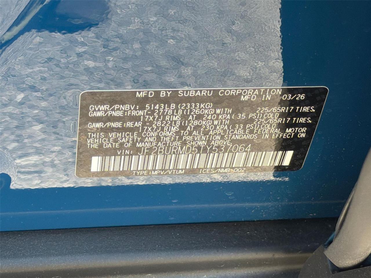 2026 Subaru Outback Wilderness Hagerstown MD