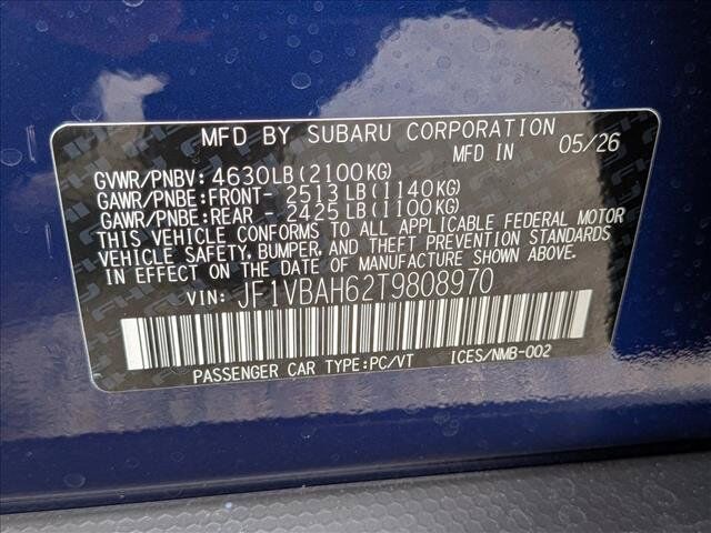 2026 Subaru WRX Roseville CA