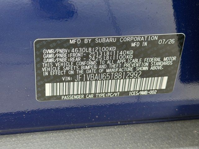 2026 Subaru WRX GT Springfield VA