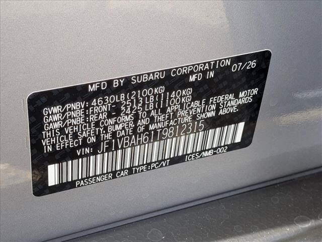 2026 Subaru WRX Premium Roseville CA