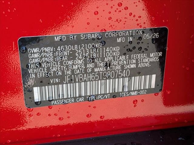 2026 Subaru WRX Premium Roseville CA