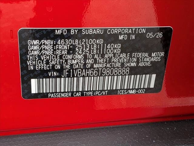 2026 Subaru WRX Premium Roseville CA
