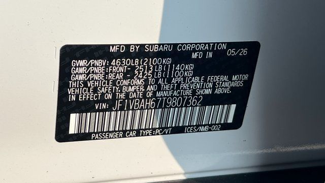 2026 Subaru WRX Premium Fredericksburg VA