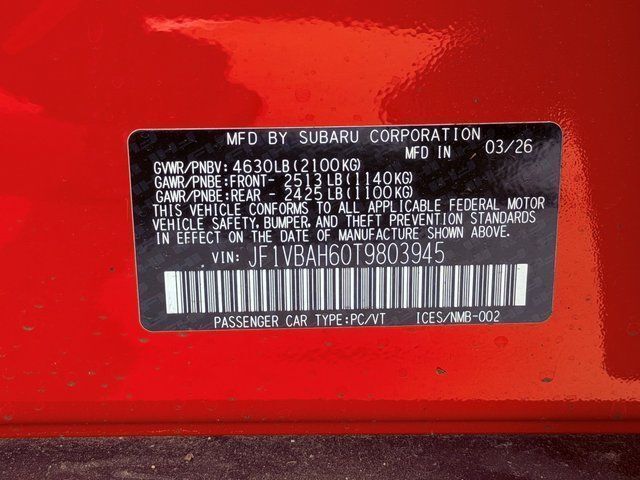 2026 Subaru WRX Premium Springfield VA
