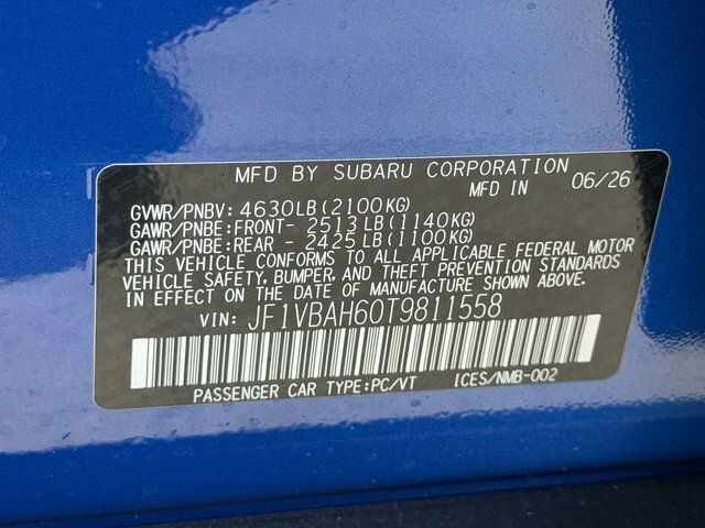 2026 Subaru WRX Premium Springfield VA