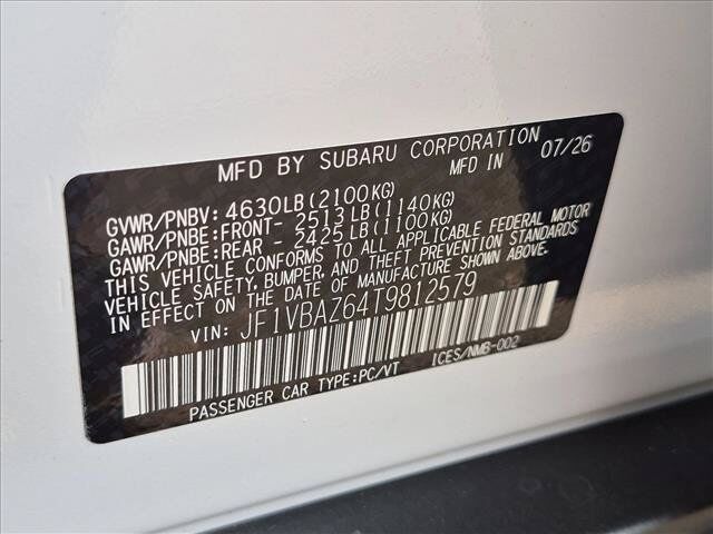 2026 Subaru WRX tS Roseville CA