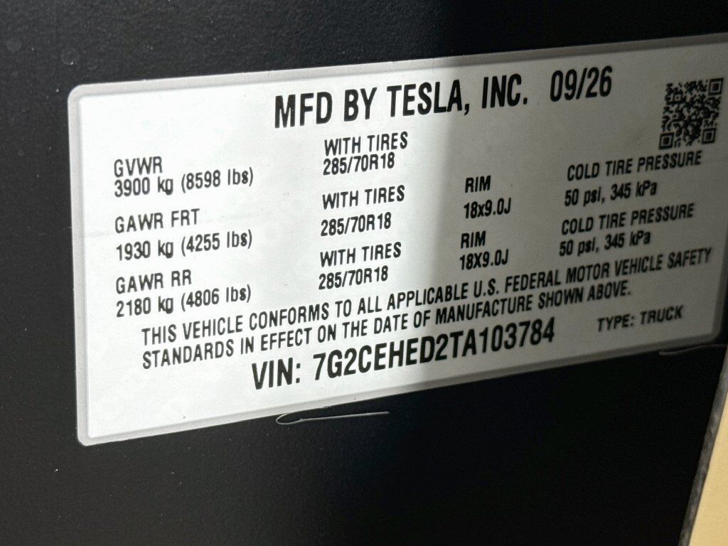 2026 Tesla Cybertruck Base Willowbrook IL