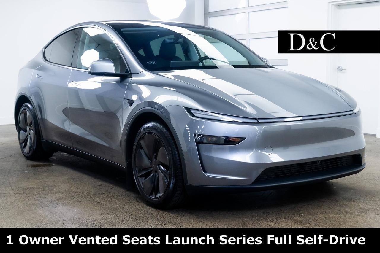 2026 Tesla Model Y Long Range 1 Owner Vented Seats Launch Series Full Self-Drive Portland OR
