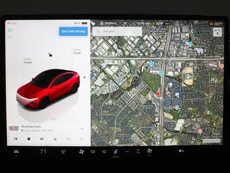 2026 Tesla Model Y Long Range AWD *AUTOPILOT, NAVIGATION, SAFETY ALERTS, ADAPTIVE CRUISE, AUTOMATIC PARKING, SURROUND CAMERAS, PANORAMA GLASS ROOF, CLIMATE SEATS, HEATED STEERING, WIRELESS CHARGING Round Rock TX