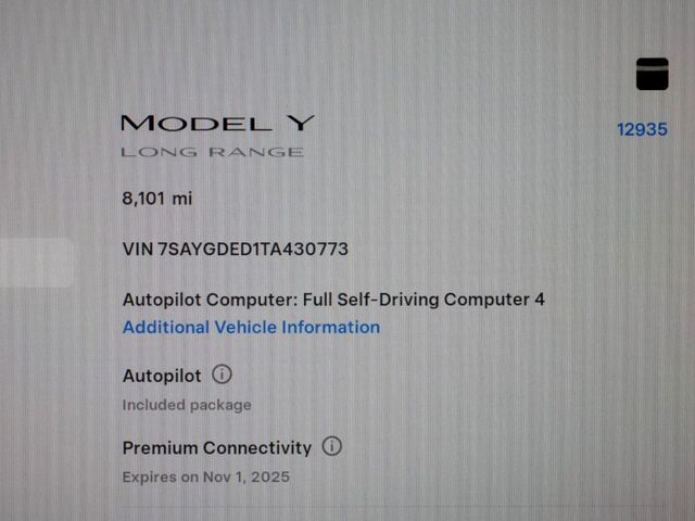 2026 Tesla Model Y Long Range RWD Juniper *AUTOPILOT, NAVIGATION, SAFETY ALERTS, ADAPTIVE CRUISE, AUTOMATIC PARKING, SURROUND CAMERAS, PANORAMA GLASS ROOF, CLIMATE SEATS, HEATED STEERING, WIRELESS CHARGING Round Rock TX