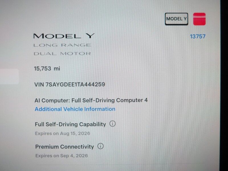 2026 Tesla Model Y Premium AWD *TRAFFIC AWARE CRUISE CONTROL, NAVIGATION, SAFETY ALERTS, AUTOMATIC PARKING, SURROUND CAMERAS, PANORAMA GLASS ROOF, CLIMATE SEATS, HEATED STEERING, WIRELESS CHARGING Round Rock TX