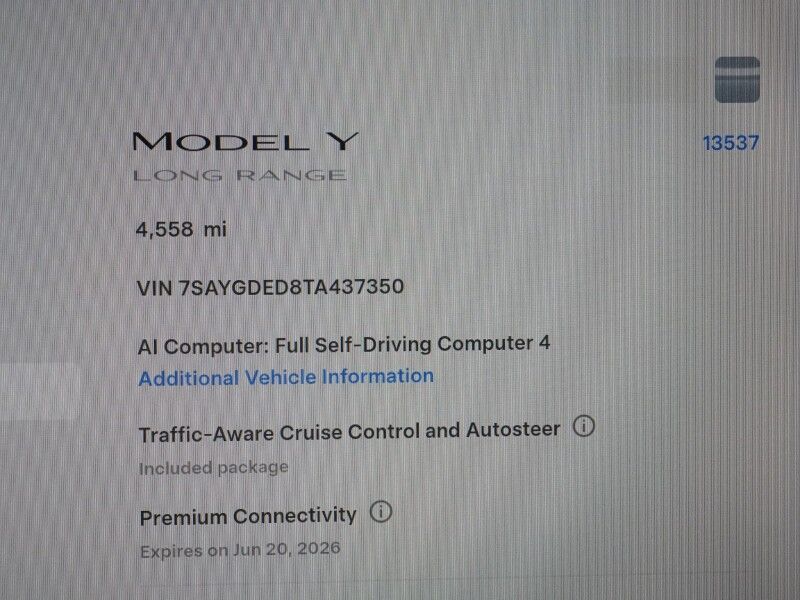 2026 Tesla Model Y Premium RWD *AUTOPILOT, NAVIGATION, SAFETY ALERTS, ADAPTIVE CRUISE, AUTOMATIC PARKING, SURROUND CAMERAS, PANORAMA GLASS ROOF, CLIMATE SEATS, HEATED STEERING, WIRELESS CHARGING Round Rock TX