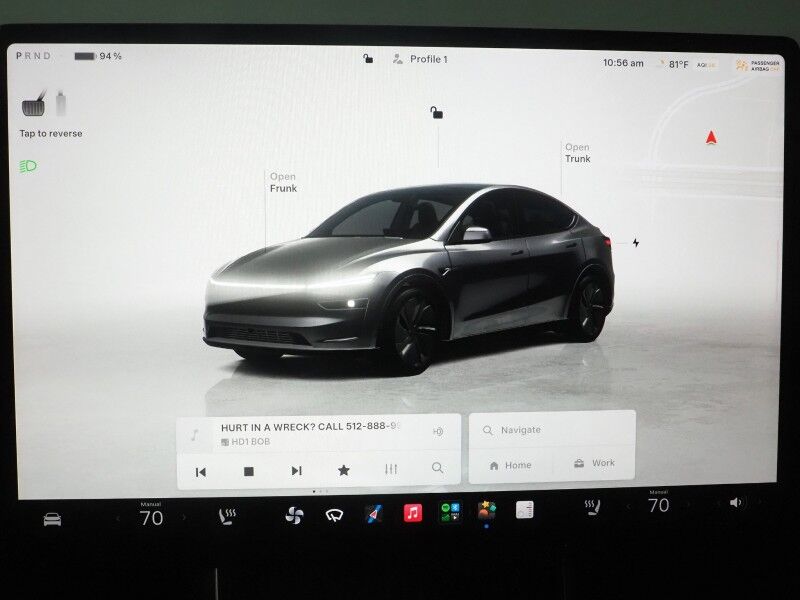 2026 Tesla Model Y Premium RWD *AUTOPILOT, NAVIGATION, SAFETY ALERTS, ADAPTIVE CRUISE, AUTOMATIC PARKING, SURROUND CAMERAS, PANORAMA GLASS ROOF, CLIMATE SEATS, HEATED STEERING, WIRELESS CHARGING Round Rock TX