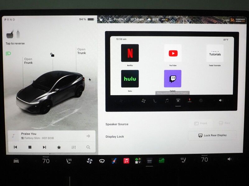 2026 Tesla Model Y Premium RWD *AUTOPILOT, NAVIGATION, SAFETY ALERTS, ADAPTIVE CRUISE, AUTOMATIC PARKING, SURROUND CAMERAS, PANORAMA GLASS ROOF, CLIMATE SEATS, HEATED STEERING, WIRELESS CHARGING Round Rock TX