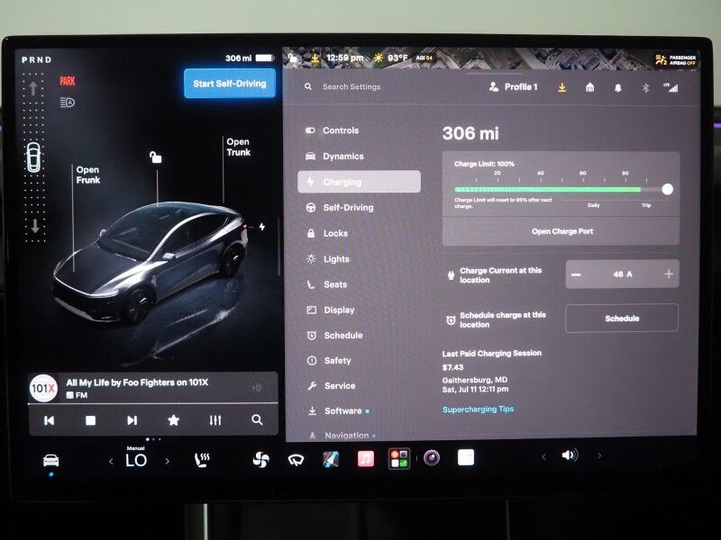 2026 Tesla Model Y Premium RWD *TRAFFIC AWARE CRUISE CONTROL, NAVIGATION, SAFETY ALERTS, AUTOMATIC PARKING, SURROUND CAMERAS, PANORAMA GLASS ROOF, CLIMATE SEATS, HEATED STEERING, WIRELESS CHARGING Round Rock TX