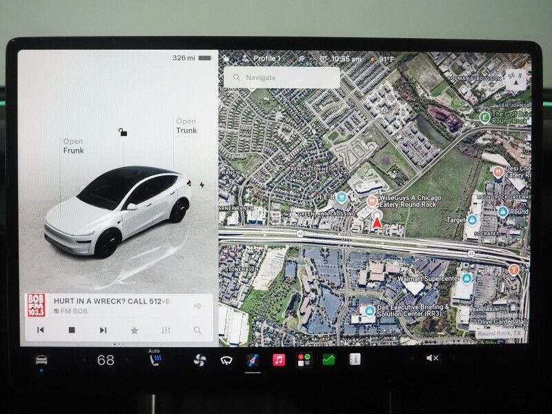 2026 Tesla Model Y Premium RWD *TRAFFIC AWARE CRUISE CONTROL, NAVIGATION, SAFETY ALERTS, AUTOMATIC PARKING, SURROUND CAMERAS, PANORAMA GLASS ROOF, CLIMATE SEATS, HEATED STEERING, WIRELESS CHARGING Round Rock TX
