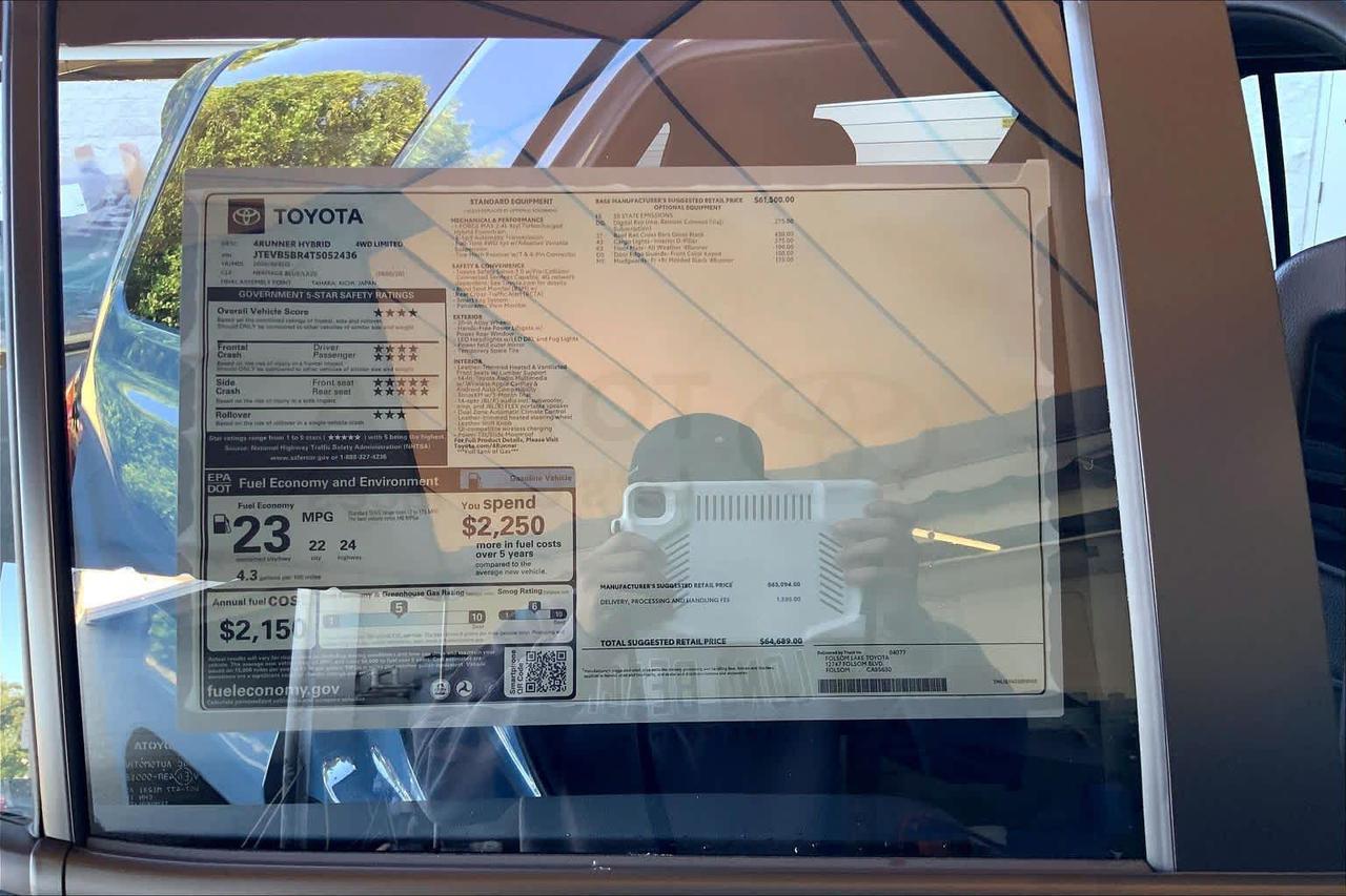 2026 Toyota 4Runner Hybrid Limited Folsom CA