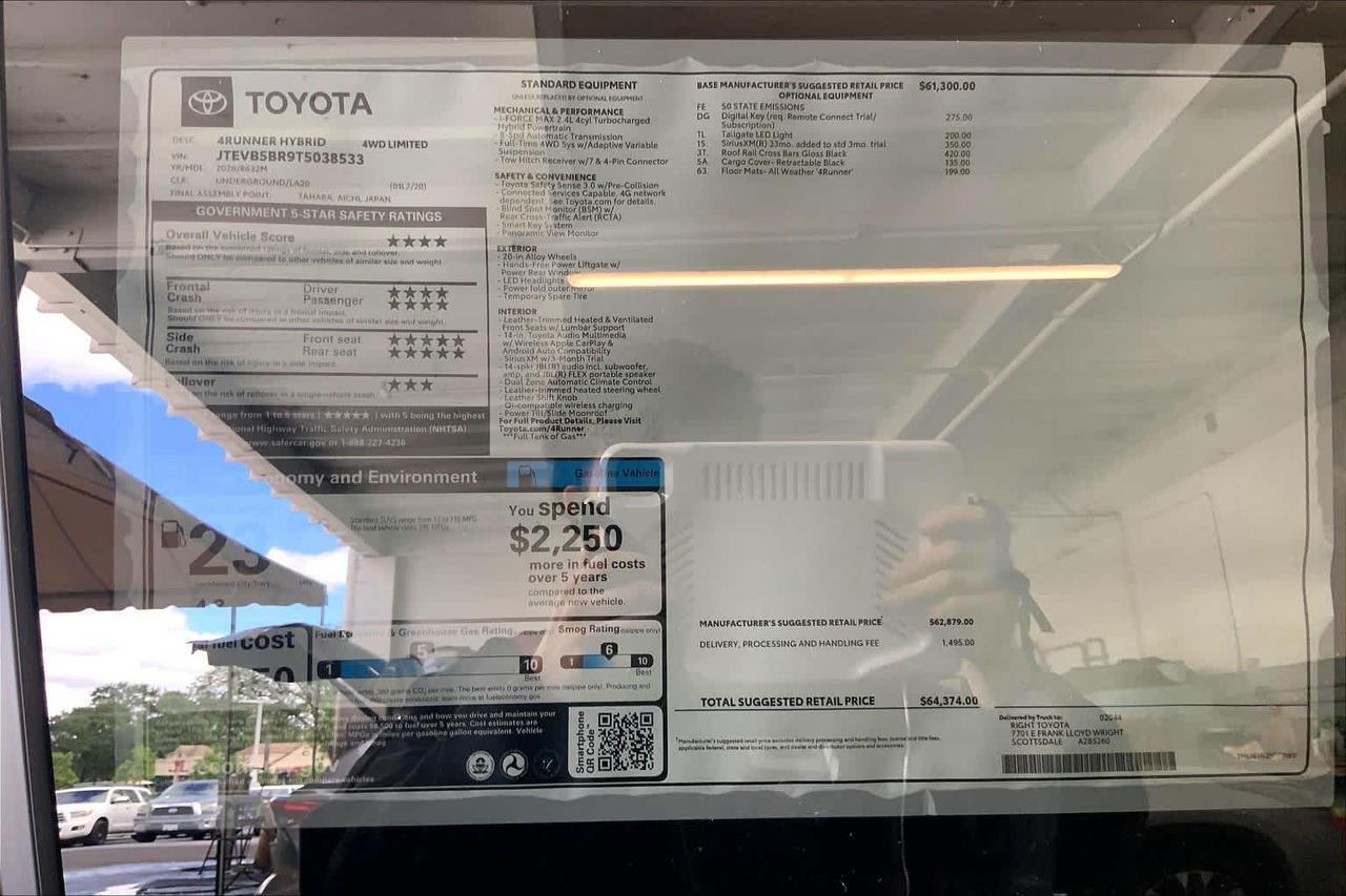 2026 Toyota 4Runner Hybrid Limited Folsom CA