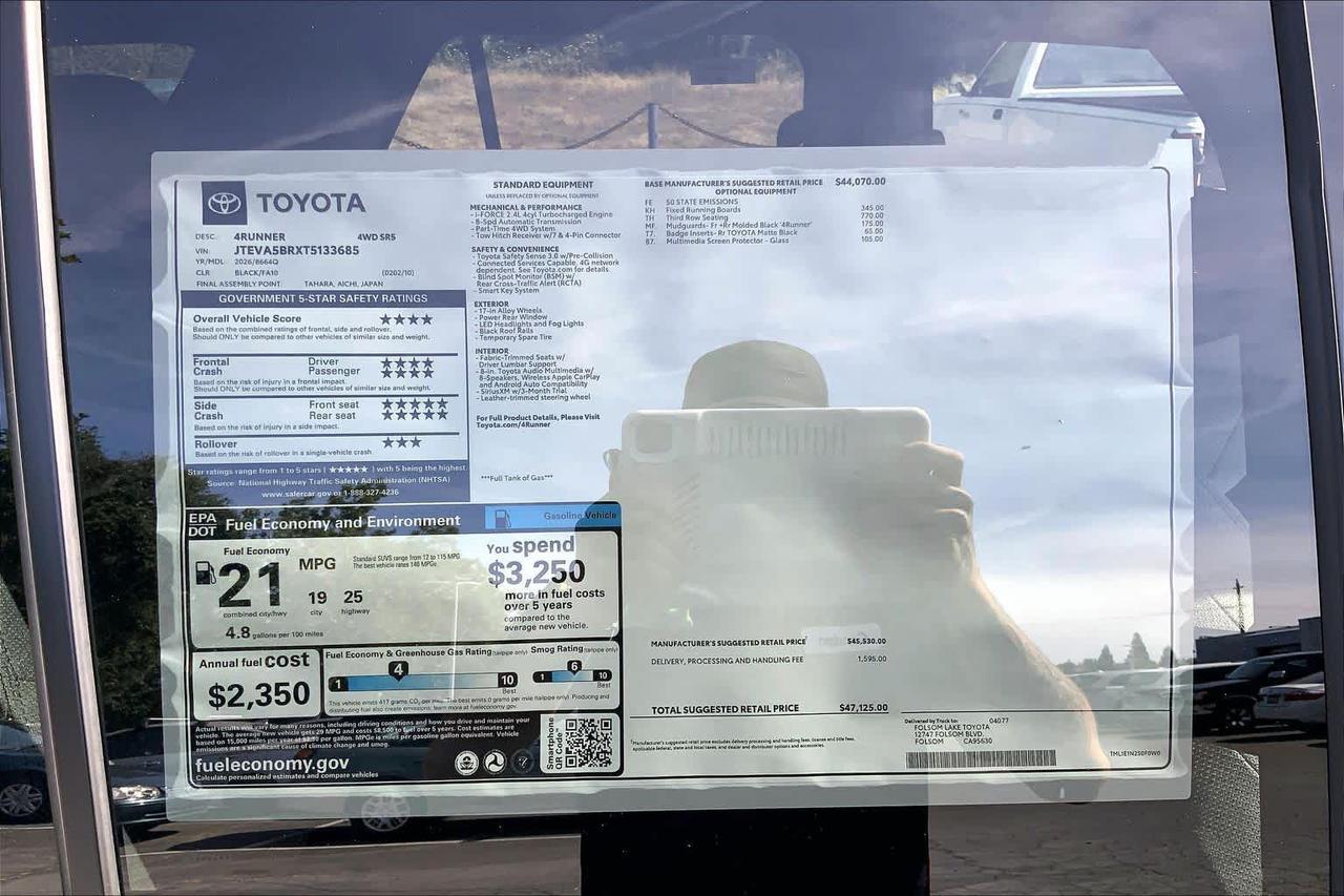 2026 Toyota 4Runner SR5 Folsom CA