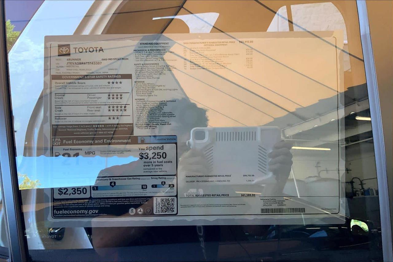 2026 Toyota 4Runner TRD Sport Premium Folsom CA