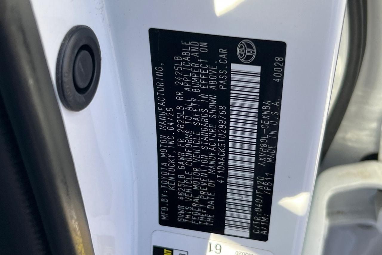 2026 Toyota Camry LE Roseville CA