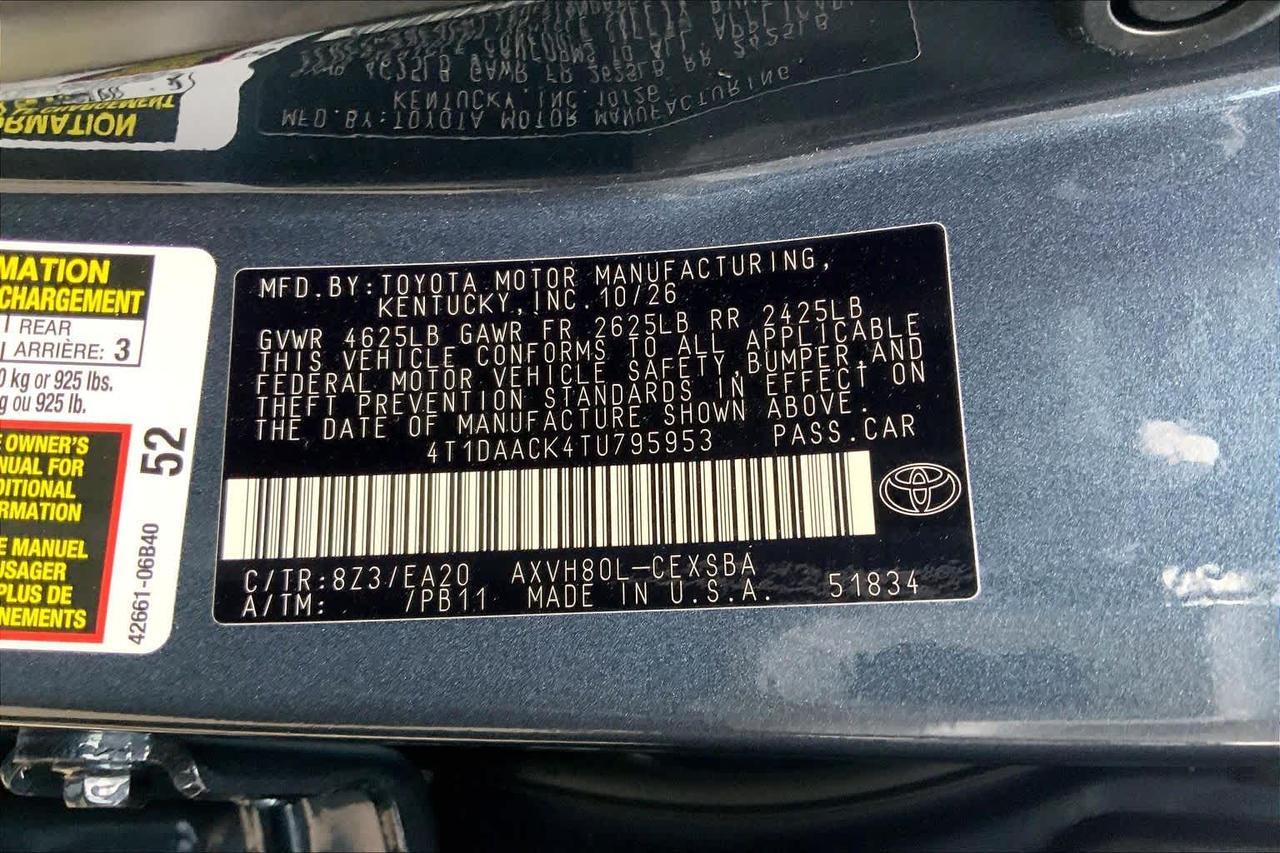 2026 Toyota Camry SE Folsom CA