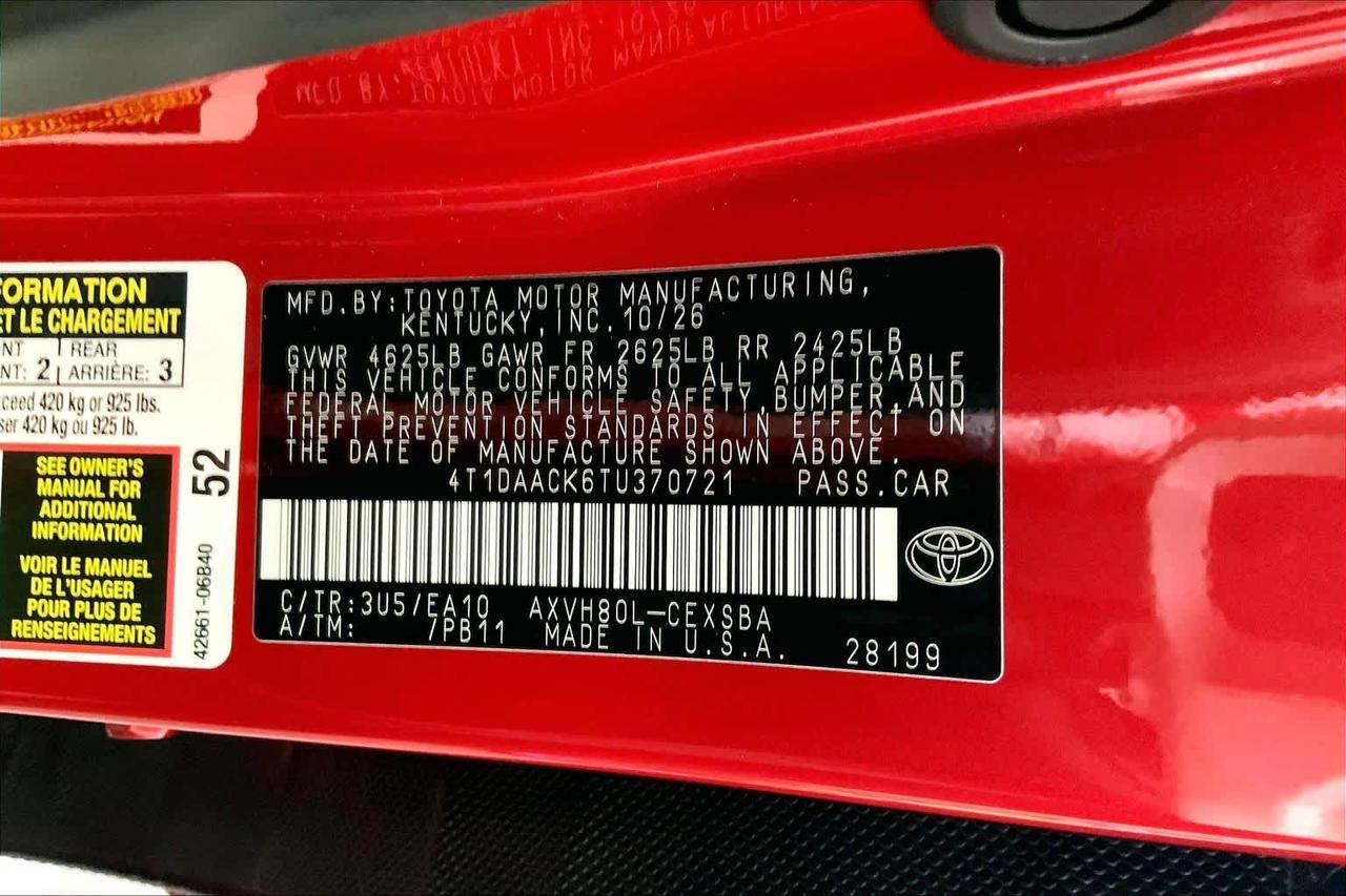2026 Toyota Camry SE Folsom CA