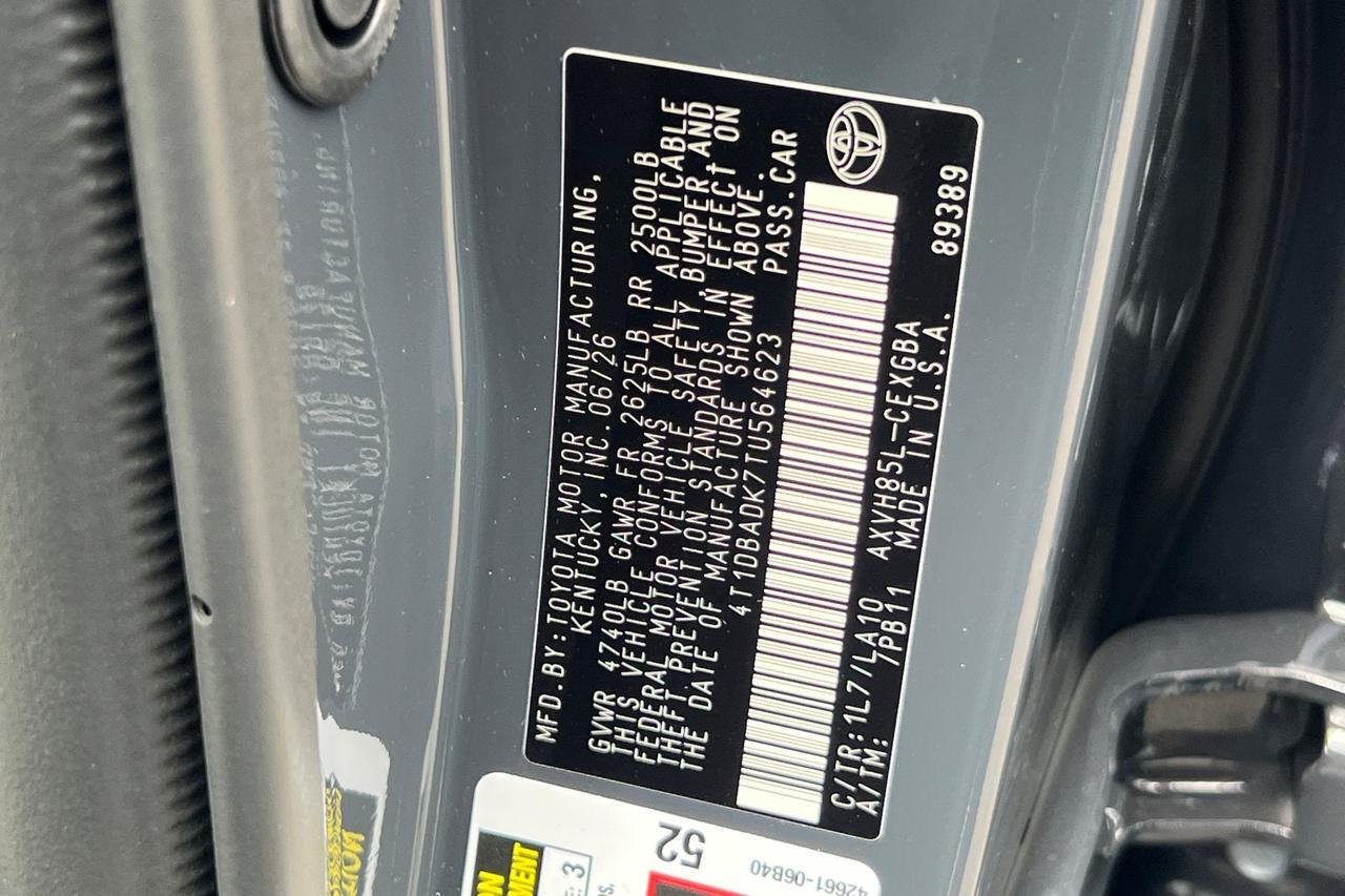 2026 Toyota Camry XLE AWD Roseville CA