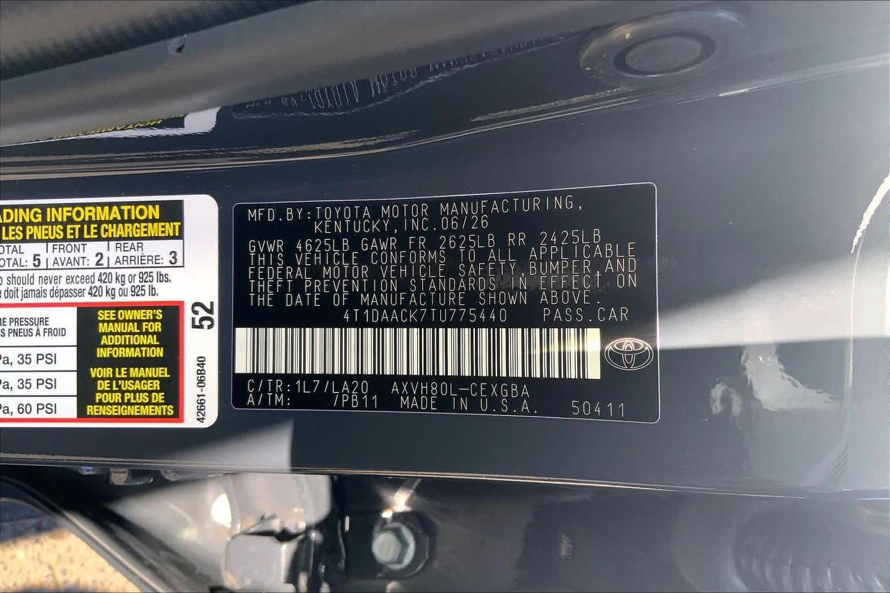 2026 Toyota Camry XLE Folsom CA