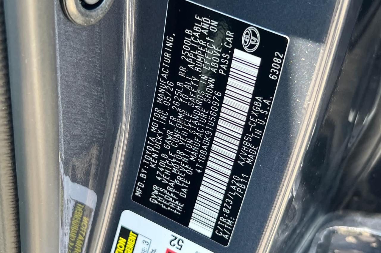 2026 Toyota Camry XLE Roseville CA